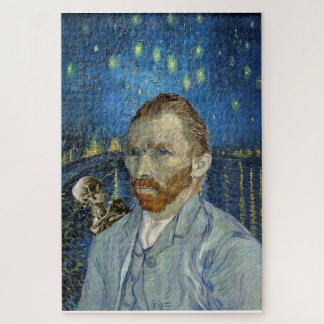 Van Gogh's berühmtes Paiting Skeleton Portrait Sta Puzzle