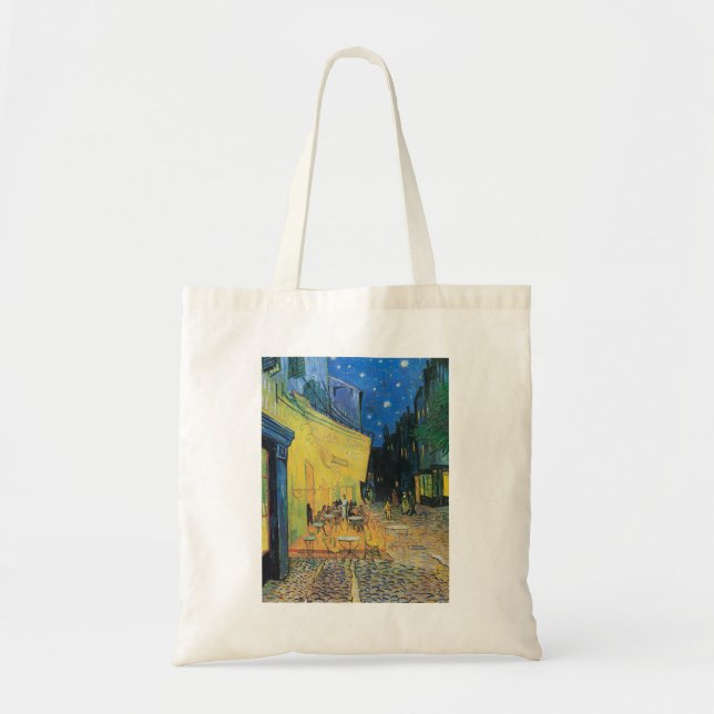 Van Gogh's Café Terrace at Night Tragetasche (Vorne)