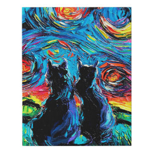 van Goghs Cats  Cat Lover Künstlicher Leinwanddruck