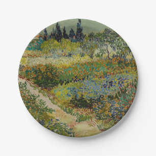 Van Gogh's Classic Painting Garden in Arles Pappteller