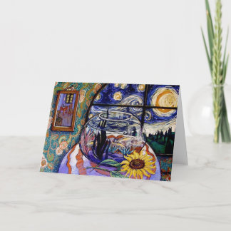 Van Gogh's Fishbowl Karte