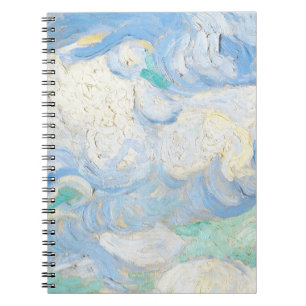 Van Goghs Himmelshintergrund Notizblock