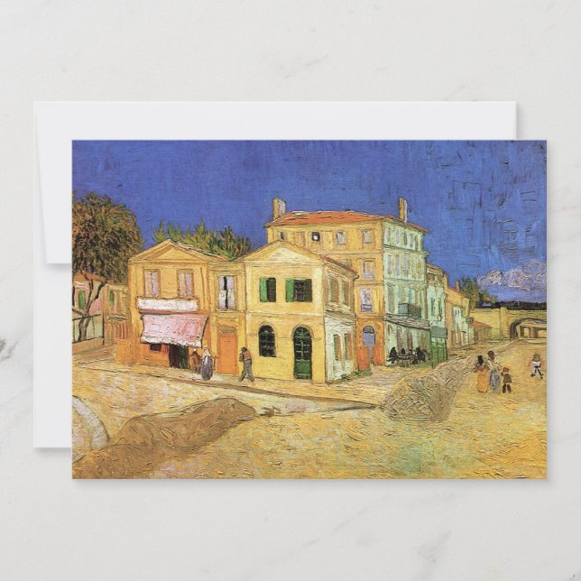 Van Gogh's House in Arles, Housewarming Party Einladung (Vorderseite)