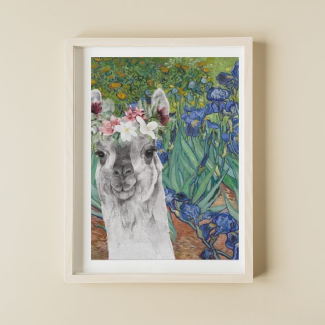 Van Gogh's Ire und der Extravagante Llama Poster (Von Creator hochgeladen)