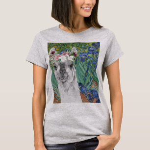 Van Gogh's Ire und der Extravagante Llama T-Shirt