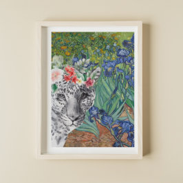 Van Gogh's Ire und Extravagant Leopard Poster