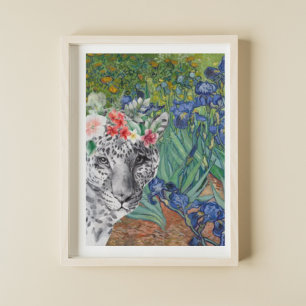 Van Gogh's Ire und Extravagant Leopard Poster