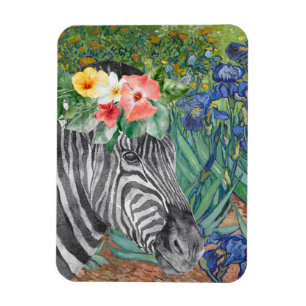 Van Gogh's Ire und Extravagantes Zebra Magnet