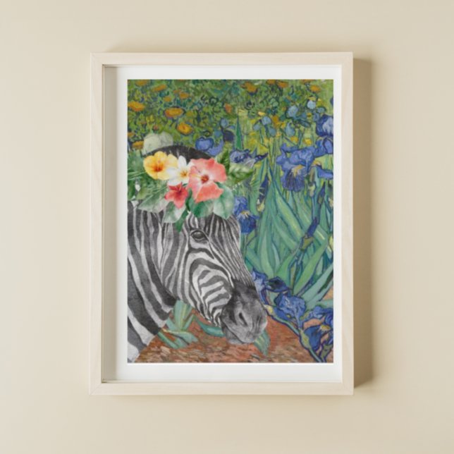 Van Gogh's Ire und Extravagantes Zebra Poster (Von Creator hochgeladen)