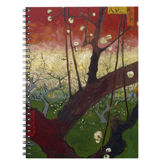 Van Gogh's Japonaiserie nach Hiroshige Notizblock (Vorderseite)