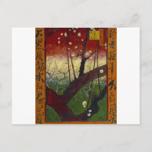 Van Gogh's Japonaiserie nach Hiroshige Postkarte