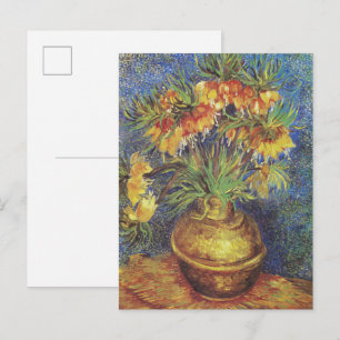 van Goghs Kaiserliche Fritillarien in einer Kupfer Postkarte