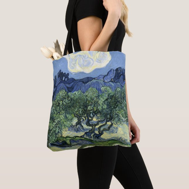 Van Gogh's Landschaftsbild der Olivenbäume (Von Nahem)
