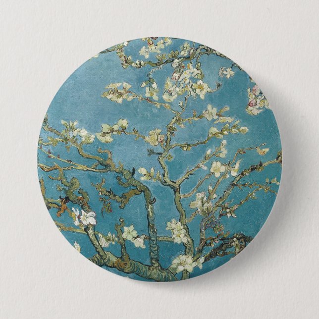 Van Goghs Mandelblüte Button (Vorderseite)