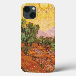 Van Gogh's Olivenbäume mit gelbem Himmel und Sonn Case-Mate iPhone Hülle