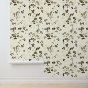 Van Gogh's Poppy- und Iris-Blume in Beige Tapete