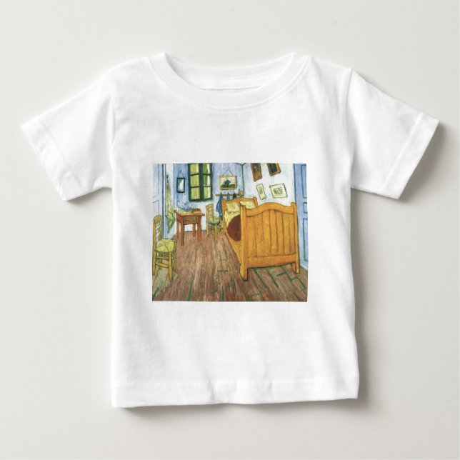 Van Gogh's Schlafzimmer in Arles Baby T-shirt (Vorderseite)