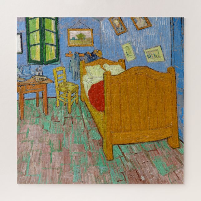 Van Gogh's Schlafzimmer in Arles Malerei Art Puzzle (Horizontal)