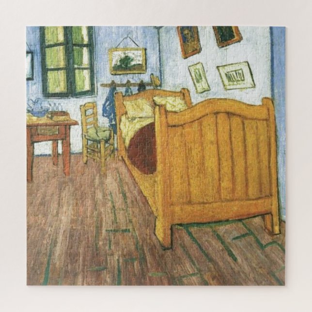 Van Gogh's Schlafzimmer in Arles Malerei Art Puzzle (Vertikal)