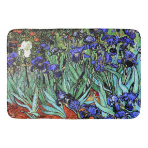 Van Goghs Schwertlilien Blumen Florale Garten Bade Badematte