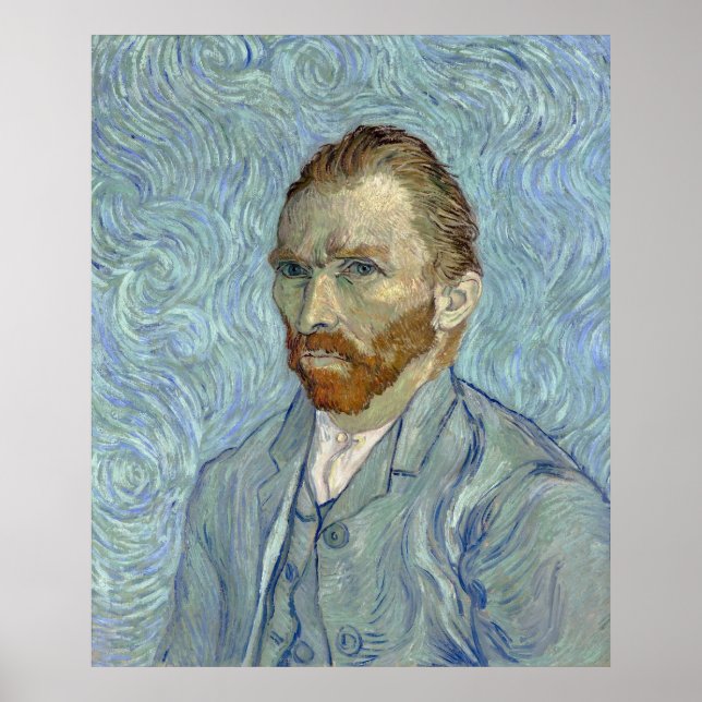 Van Goghs Selbstportrait Poster (Vorne)
