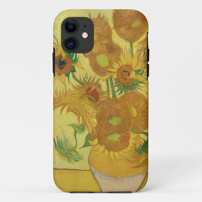 Van Gogh's Sonnenblumen Case-Mate iPhone Hülle (Rückseite)