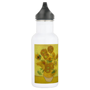 Van Gogh's Sonnenblumen Edelstahlflasche