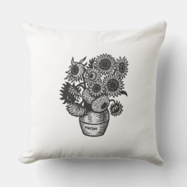 Van Gogh's Sonnenblumen Kissen