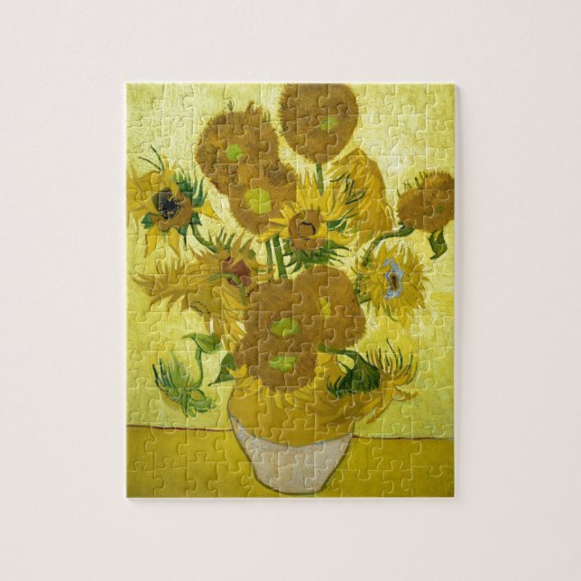 Van Goghs Sonnenblumen Puzzle (Vertikal)