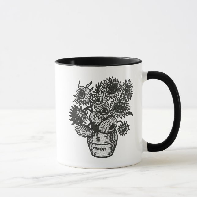 Van Gogh's Sonnenblumen Tasse (Rechts)