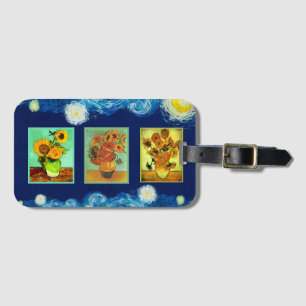 Van Gogh's Sonnenblumenserie Gepäckanhänger
