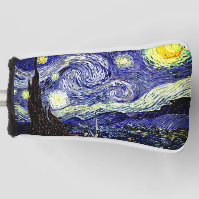 Van Gogh's Starry Night, 1889 Golf Headcover (Vorderseite)