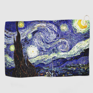 Van Gogh's Starry Night, 1889 Golfhandtuch