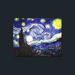 Van Gogh's Starry Night, 1889 Leinwanddruck<br><div class="desc">Das Gemälde, das als Van Gogh's magnum opus gepriesen wird, zeigt den Blick abends außerhalb seines Sanatorium-Zimmers, obwohl es tagsüber aus der Erinnerung gemalt wurde. Das Bild ist öffentlich zugänglich. Kontaktieren Sie Patterns & Paintings & Graphics für spezielle Anfragen. © Copyright 2020 P.D., Muster & Bilder & Grafiken. Alle Rechte...</div>