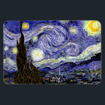 Van Gogh's Starry Night, 1889 Magnet<br><div class="desc">Das Gemälde, das als Van Gogh's magnum opus gepriesen wird, zeigt den Blick abends außerhalb seines Sanatorium-Zimmers, obwohl es tagsüber aus der Erinnerung gemalt wurde. Das Bild ist öffentlich zugänglich. Kontaktieren Sie Patterns & Paintings & Graphics für spezielle Anfragen. © Copyright 2020 P.D., Muster & Bilder & Grafiken. Alle Rechte...</div>