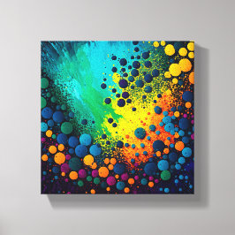 Van Gogh's Starry Night - Dot Art Wall Art Leinwanddruck