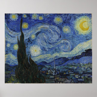 Van Gogh's Starry Night Extra Large Poster Print