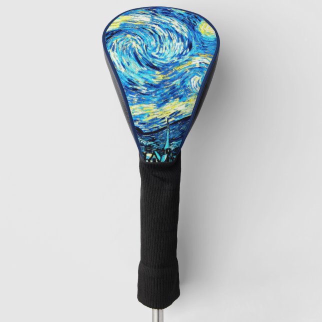 Van Gogh's Starry Night Golf Headcover (Vorderseite)