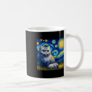 Van Gogh's Starry Night Inspiriert Cat Lover Mama Kaffeetasse
