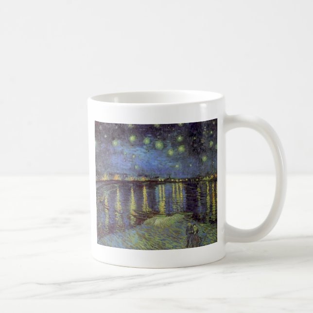 Van Gogh's Starry Night Painting Tasse (Rechts)