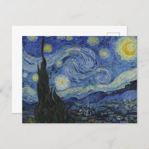 Van Gogh's Starry Night: Träumerei Postkarte