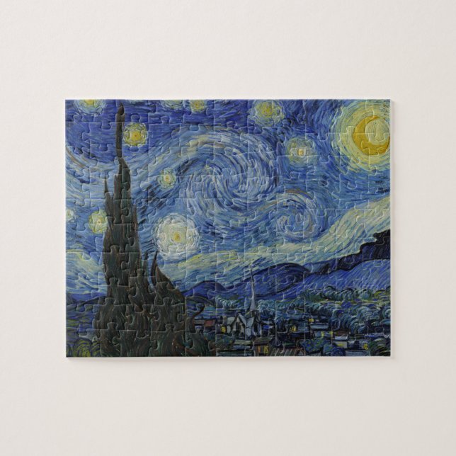 Van Gogh's Starry Night: Träumerei Puzzle (Horizontal)