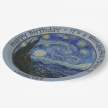 Van Goghs Sternennacht-Partyartikel-Kollektion