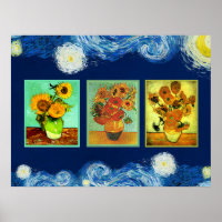 Van Gogh's Sunflowers Serie