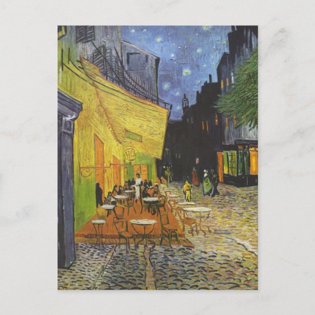 Van Gogh's Terrace Cafe Postkarte (Vorderseite)