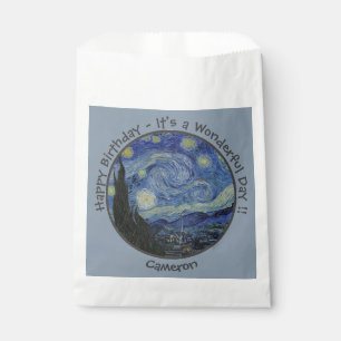 van Gogh's The Starry Night Party Items Collection Geschenktütchen