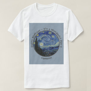 van Gogh's The Starry Night Party Items Collection T-Shirt