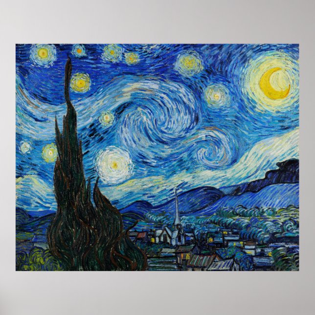 Van Gogh's The Starry Night Poster (Vorne)