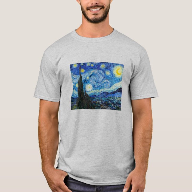 Van Gogh's The Starry Night T-Shirt (Vorderseite)