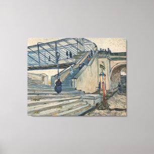 Van Gogh's The Trinquetaille Bridge, Arles (1888) Leinwanddruck